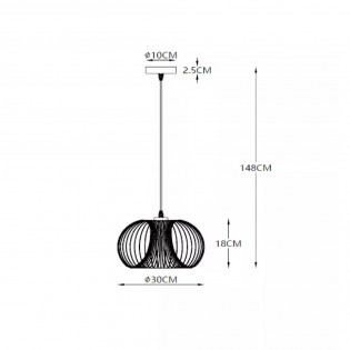 Lampe de plafond Vinti