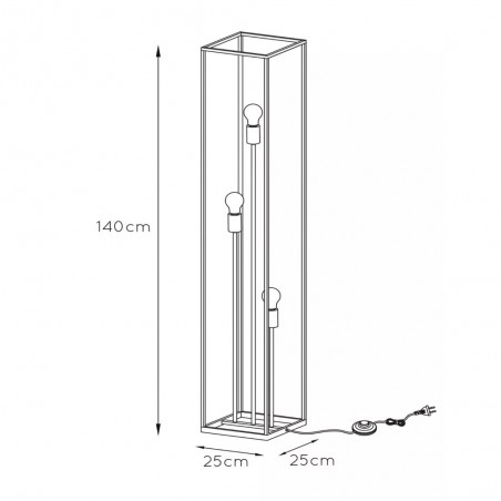 Lampadaire Arthur (3 lumieres)