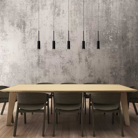 Regletté de plafond LED Tubule (5x7W)