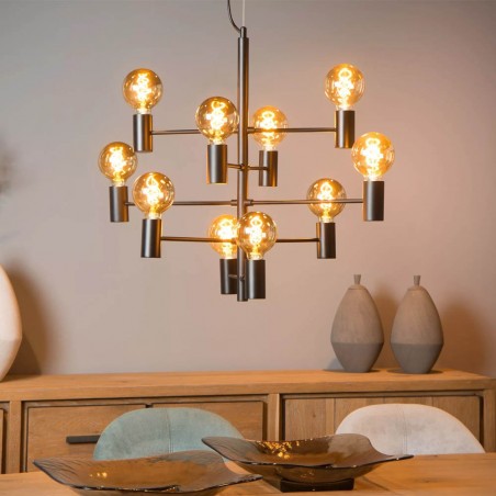 Lustre moderne Leanne (10 lumieres)