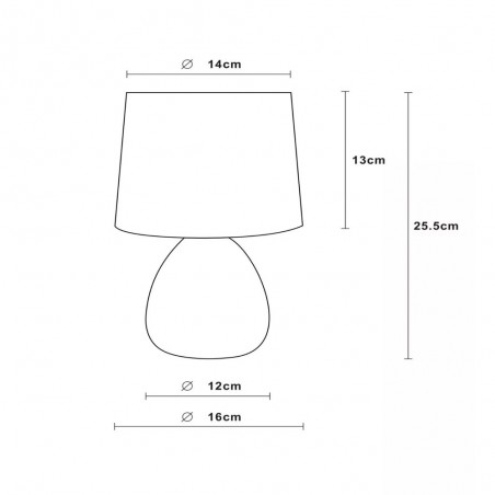 Lampe á poser Marmo